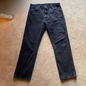 Wrangler 13MWZWK black jeans 36x32